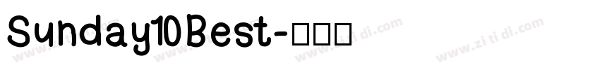 Sunday Best字体转换